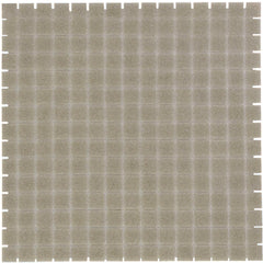 The Mosaic Factory Amsterdam Mozaiek Tegel Vierkant - Midden Grijs Glas Basic 322x322 mm