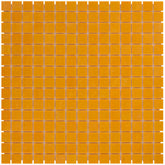 The Mosaic Factory Amsterdam Mozaiek Tegel Vierkant - Oranje Glas Basic 322x322 mm