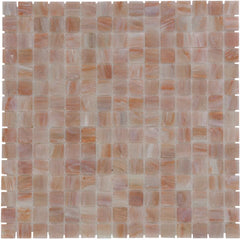 The Mosaic Factory Amsterdam Mozaiek Tegel Vierkant - Roos Glas Goud Serie 322x322 mm