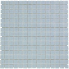 The Mosaic Factory Amsterdam Mozaiek Tegel Vierkant - Ultra Licht Blauw Glas Basic 322x322 mm