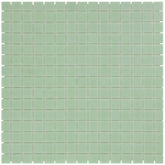 The Mosaic Factory Amsterdam Mozaiek Tegel Vierkant - Ultra Licht Groen Glas Basic 322x322 mm