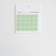 The Mosaic Factory Amsterdam Mozaiek Tegel Vierkant - Ultra Licht Groen Glas Basic 322x322 mm