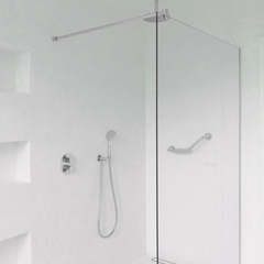 The Mosaic Factory Amsterdam Mozaïek Tegel Vierkant - Wit Vierkant Kwartsglas, 322x322 mm