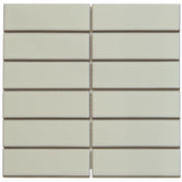 The Mosaic Factory Barcelona Mozaiek Tegel Rechthoek - Cafe Latte Porselein Geglazuurd 291x297 mm