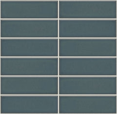 The Mosaic Factory Barcelona Mozaiek Tegel Rechthoek - Forest Green Porselein Geglazuurd 291x297 mm