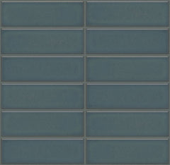 The Mosaic Factory Barcelona Mozaiek Tegel Rechthoek - Forest Green Porselein Geglazuurd 291x297 mm