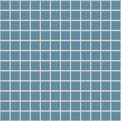 The Mosaic Factory Barcelona Mozaiek Tegel Vierkant - Blauw Porselein Geglazuurd 300x300 mm