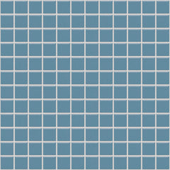 The Mosaic Factory Barcelona Mozaiek Tegel Vierkant - Blauw Porselein Geglazuurd 300x300 mm