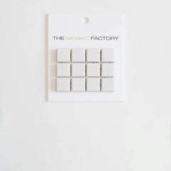 The Mosaic Factory Barcelona Mozaiek Tegel Vierkant - Extra Wit Porselein Geglazuurd 300x300 mm