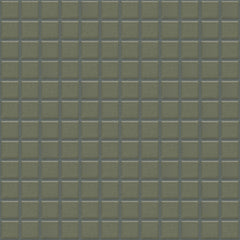 The Mosaic Factory Barcelona Mozaiek Tegel Vierkant - Olijf Groen Porselein Geglazuurd 300x300 mm