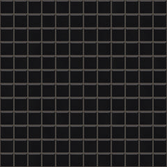 The Mosaic Factory Barcelona Mozaiek Tegel Vierkant - Zwart Porselein Geglazuurd 300x300 mm