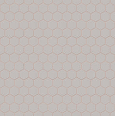 The Mosaic Factory London Mozaiek Tegel Hexagon - Wit Porselein Ongeglazuurd, R11 260x300 mm
