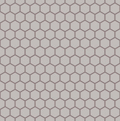 The Mosaic Factory London Mozaiek Tegel Hexagon - Wit Porselein Ongeglazuurd, R11 260x300 mm