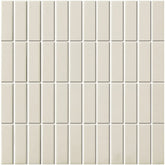 The Mosaic Factory London Mozaiek Tegel Rechthoek - Mat Wit Porselein Ongeglazuurd, R11 23x73x6 mm