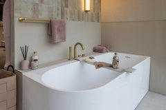 The Mosaic Factory London Mozaiek Tegel Rond - Wit Porselein Ongeglazuurd, R11 315x294 mm