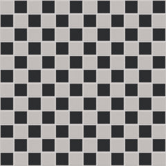 The Mosaic Factory London Mozaiek Tegel Vierkant - Dambord Mix Porselein Ongeglazuurd, R11 300x300 mm