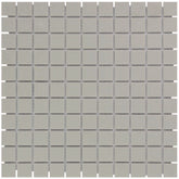 The Mosaic Factory London Mozaiek Tegel Vierkant - Grijs Porselein Ongeglazuurd, R11 300x300 mm