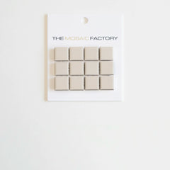 The Mosaic Factory London Mozaiek Tegel Vierkant - Porselein Wit Ongeglazuurd, R11 309x309 mm