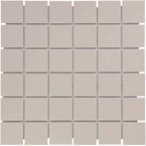 The Mosaic Factory London Mozaiek Tegel Vierkant - Wit Porselein Ongeglazuurd, R11 309x309 mm