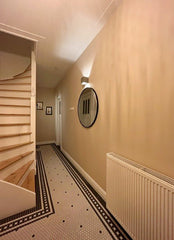 The Mosaic Factory London Mozaiek Tegel Vierkant - Zwart Porselein Ongeglazuurd, R11 300x300 mm