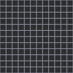 The Mosaic Factory London Mozaiek Tegel Vierkant - Zwart Porselein Ongeglazuurd, R11 300x300 mm