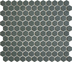 The Mosaic Factory Mozaïek Tegel Camo Green Matt Hexagons - 23x26mm