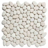 The Mosaic Factory Natural Stone Mozaiek Tegel Kiezel - Ivory Kiezels Natural 305x300 mm