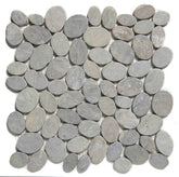 The Mosaic Factory Natural Stone Mozaiek Tegel Pebbles - Grey Marmer Natural 301x300 mm