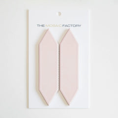 The Mosaic Factory Paris Mozaiek Tegel Picket- Roze Porselein Geglazuurd 255x315 mm