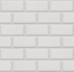 The Mosaic Factory Paris Mozaiek Tegel Rechthoek- Licht Grijs Porselein Geglazuurd 291x296 mm