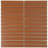 The Mosaic Factory | Sevilla Mozaïek Tegel Kitkat Vinger | 296x299 mm | Terra Cotta