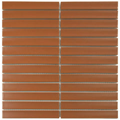 The Mosaic Factory | Sevilla Mozaïek Tegel Kitkat Vinger | 296x299 mm | Terra Cotta