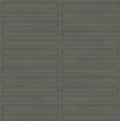 The Mosaic Factory Sevilla Mozaïek Tegel Kitkat Vinger - Army Groen Porselein Geglazuurd 296x299 mm