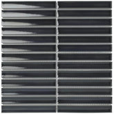 The Mosaic Factory Sevilla Mozaïek Tegel Kitkat Vinger - Blauw Grijs Porselein Geglazuurd 296x299 mm