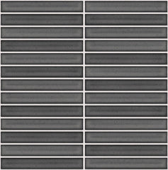 The Mosaic Factory Sevilla Mozaïek Tegel Kitkat Vinger - Grijs Porselein Geglazuurd 296x299 mm