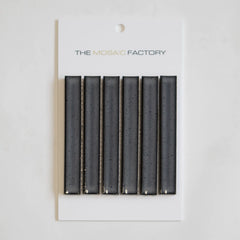 The Mosaic Factory Sevilla Mozaïek Tegel Kitkat Vinger - Grijs Porselein Geglazuurd 296x299 mm