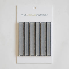 The Mosaic Factory Sevilla Mozaïek Tegel Kitkat Vinger - Licht Grijs Porselein Geglazuurd 296x299 mm