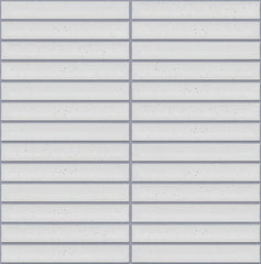 The Mosaic Factory Sevilla Mozaïek Tegel Kitkat Vinger - Mat Stracciatella Porselein Geglazuurd 296x299 mm