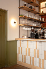 The Mosaic Factory Sevilla Mozaïek Tegel Kitkat Vinger - Mat Wit Porselein Geglazuurd 296x300 mm