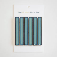 The Mosaic Factory Sevilla Mozaïek Tegel Kitkat Vinger - Oceaan Groen Porselein Geglazuurd 296x299 mm