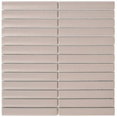 The Mosaic Factory Sevilla Mozaïek Tegel Kitkat Vinger - Vintage Pink Porselein Geglazuurd 296x299 mm