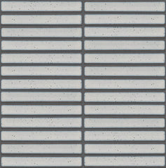 The Mosaic Factory Sevilla Mozaïek Tegel Kitkat Vinger - Wit Porselein Geglazuurd 296x299 mm