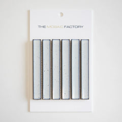 The Mosaic Factory Sevilla Mozaïek Tegel Kitkat Vinger - Wit Porselein Geglazuurd 296x299 mm