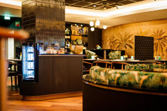 The Mosaic Factory Sevilla Mozaïek Tegel Kitkat Vinger - Zwart Porselein Geglazuurd 296x300 mm