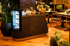 The Mosaic Factory Sevilla Mozaïek Tegel Kitkat Vinger - Zwart Porselein Geglazuurd 296x300 mm