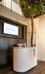 The Mosaic Factory Sevilla Mozaïek Tegel Mini Kitkat Vinger - Roze Porselein Geglazuurd 282x308 mm