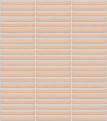 The Mosaic Factory Sevilla Mozaïek Tegel Mini Kitkat Vinger - Roze Porselein Geglazuurd 282x308 mm