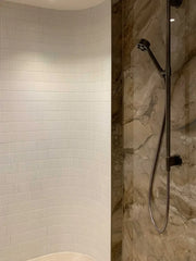 The Mosaic Factory Sevilla Mozaïek Tegel Mini Kitkat Vinger - Wit Mat Porselein Geglazuurd 282x308 mm