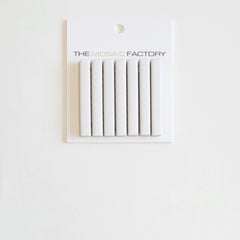 The Mosaic Factory Sevilla Mozaïek Tegel Mini Kitkat Vinger - Wit Mat Porselein Geglazuurd 282x308 mm