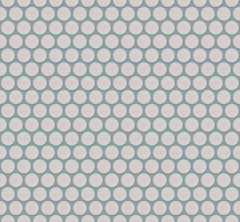 The Mosaic Factory Venice Pennyround Mozaiek Tegel Rond - Extra Wit Porselein Geglazuurd 315x294 mm